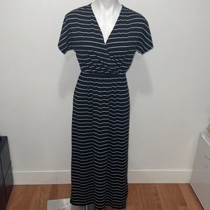 Central Park Black White Dress Sz S